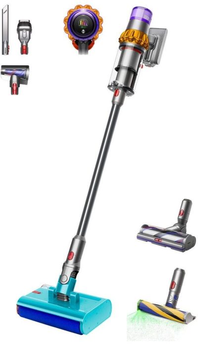 Dyson V15s Detect Submarine Blau/Nickel